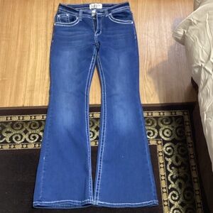 Women's Blue Flared Jeans